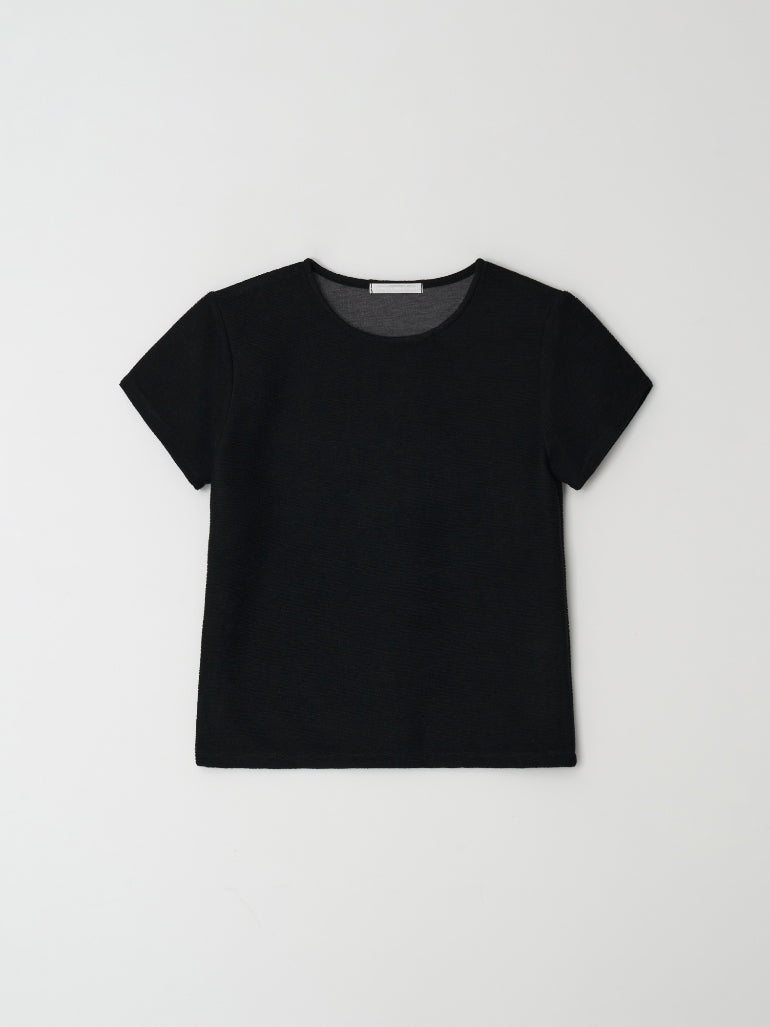 リブTシャツ