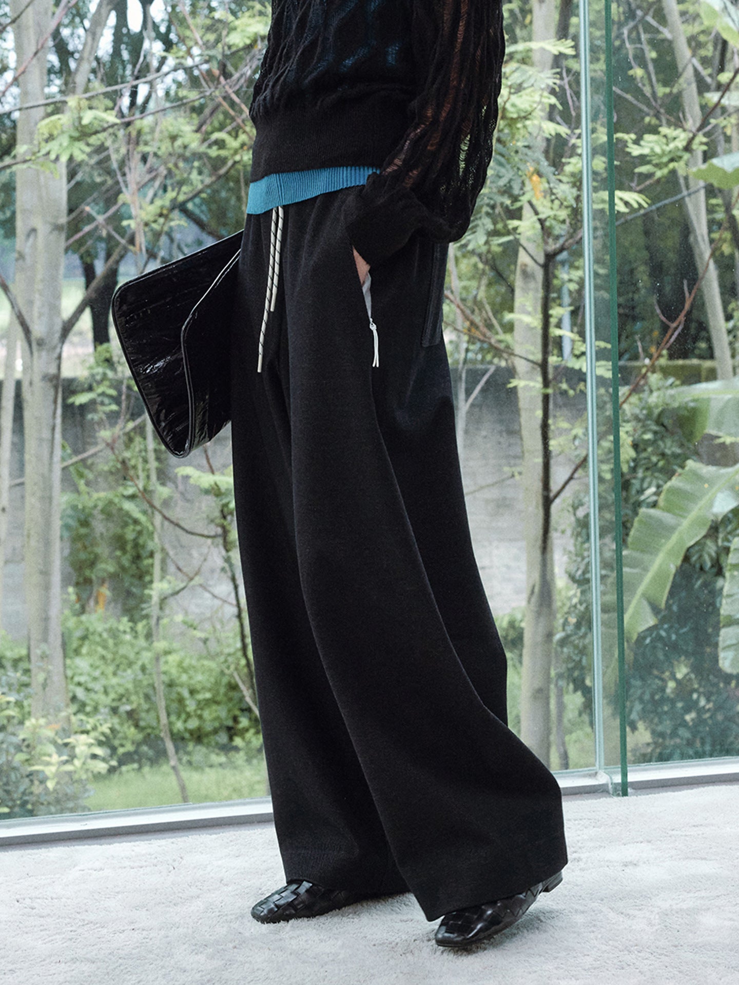 【PRE ORDER】カーブシルエット スウェットパンツ【セットアップ可】