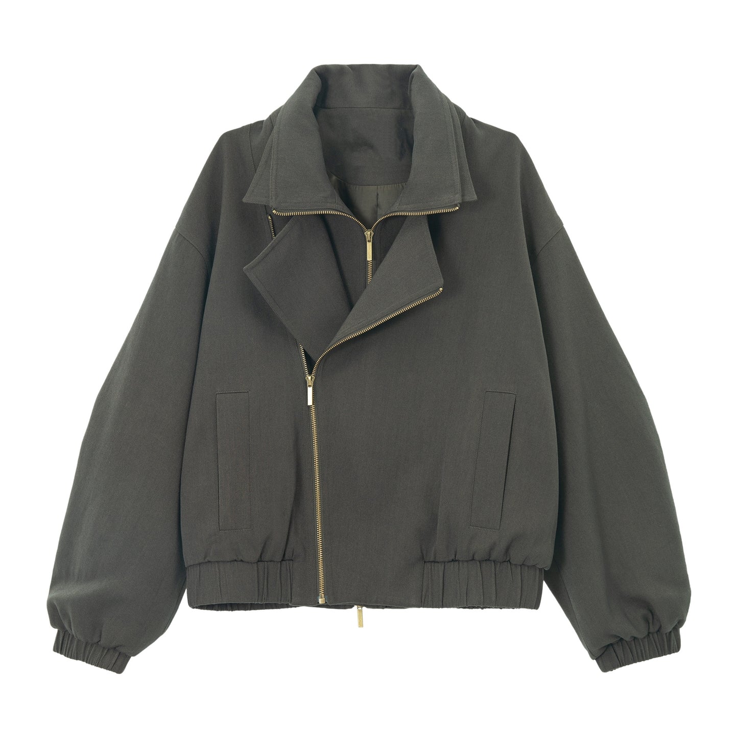 【PRE ORDER】ハイネックジップライダースジャケット