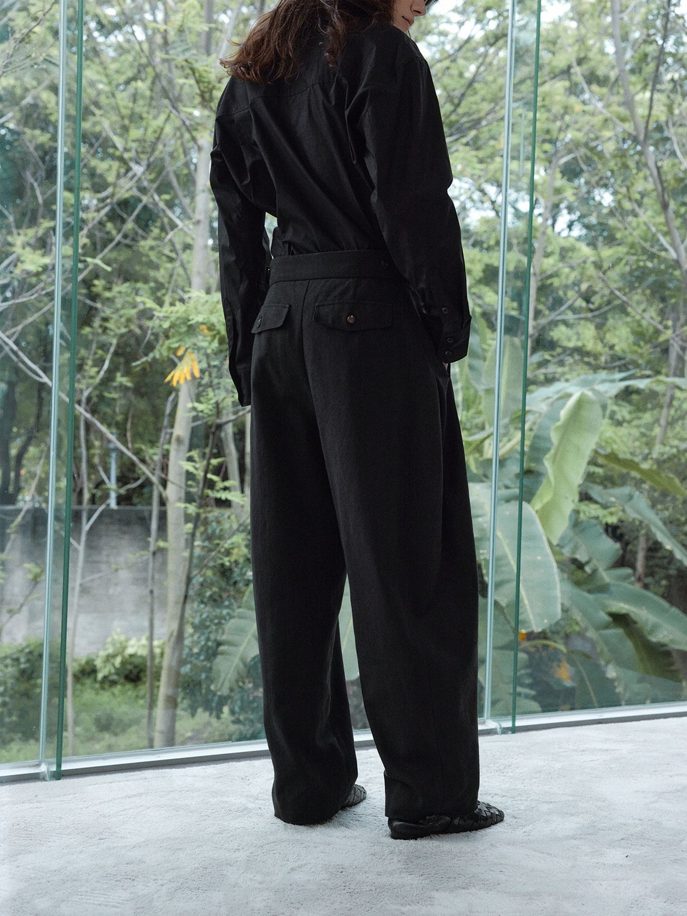 【PRE ORDER】サイドアジャストタックワイドパンツ
