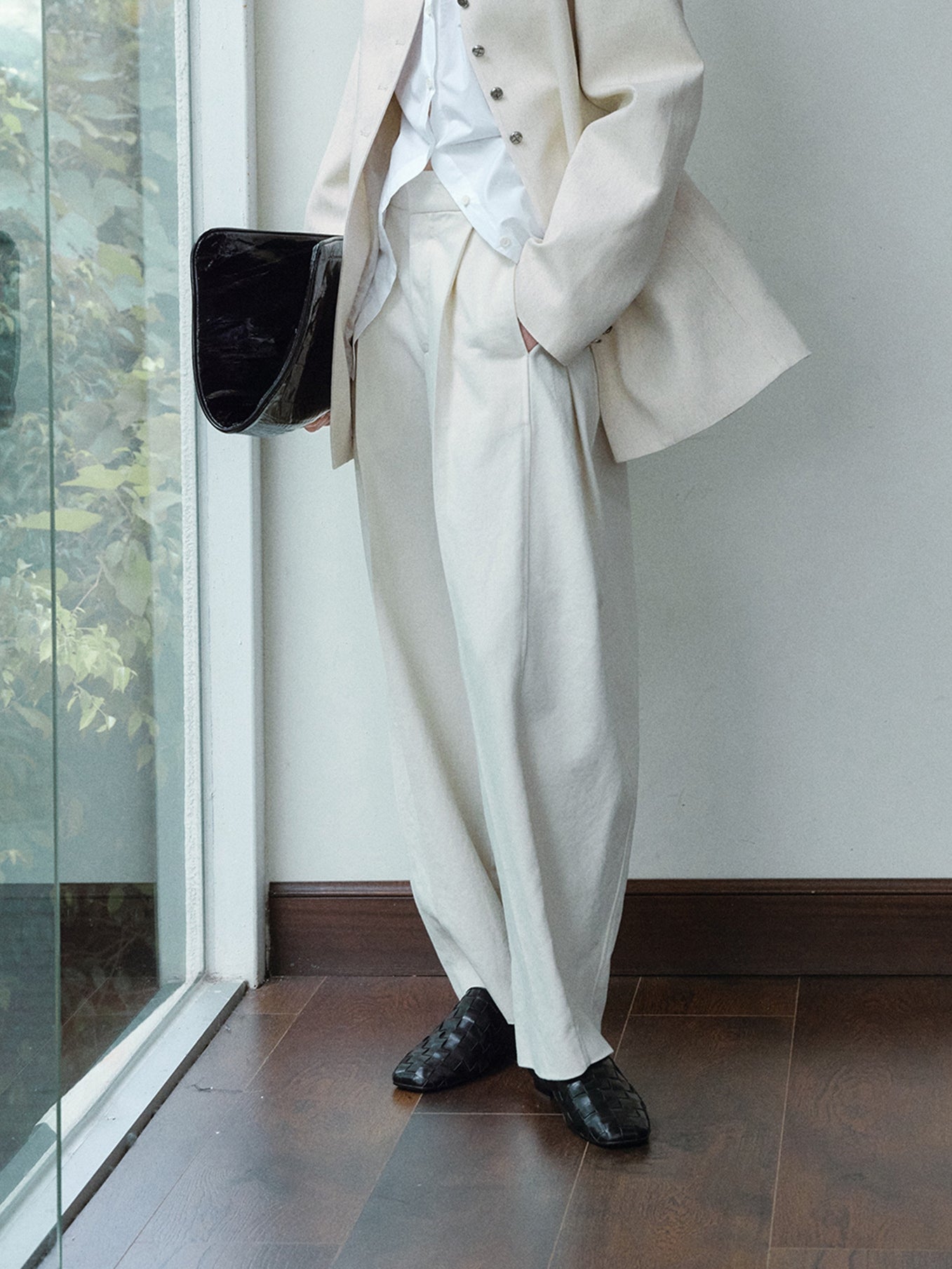 【PRE ORDER】サイドアジャストタックワイドパンツ