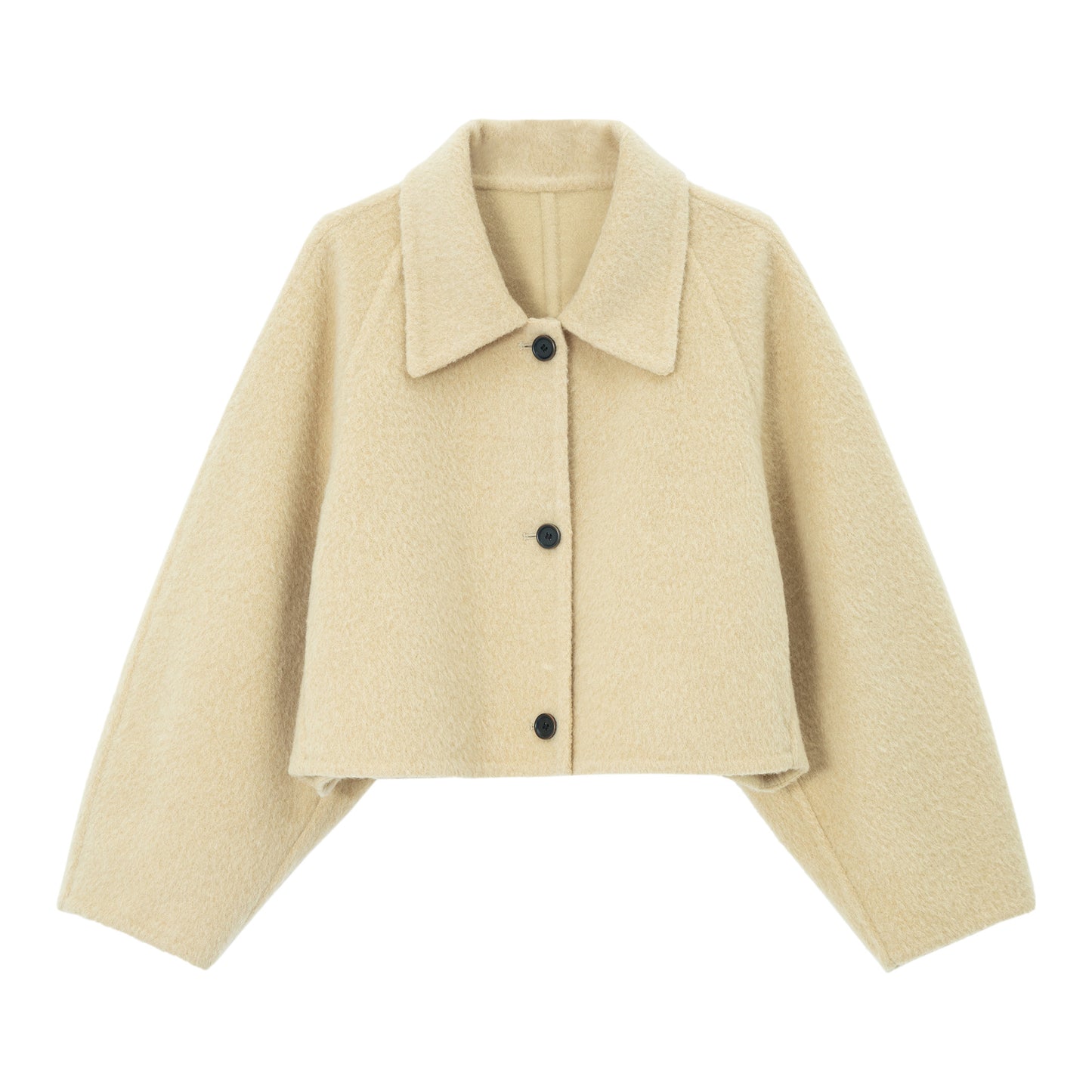 【PRE ORDER】アルパカステンカラーショートコート