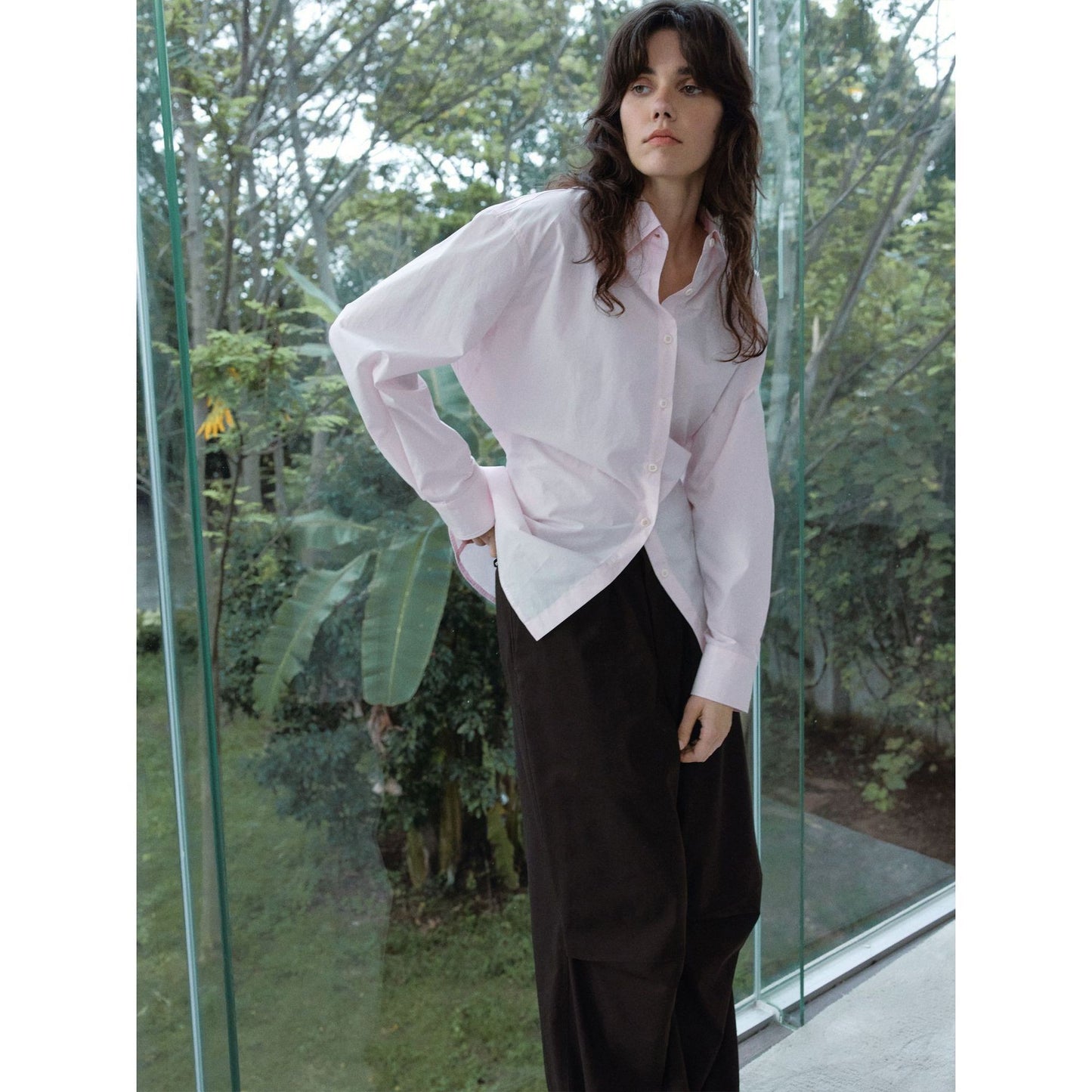 【PRE ORDER】ウエストシェイプ コットンシャツ