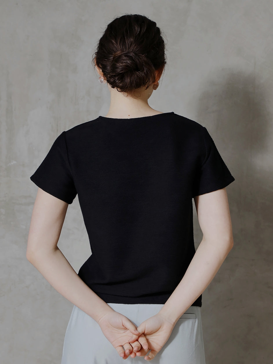 リブTシャツ