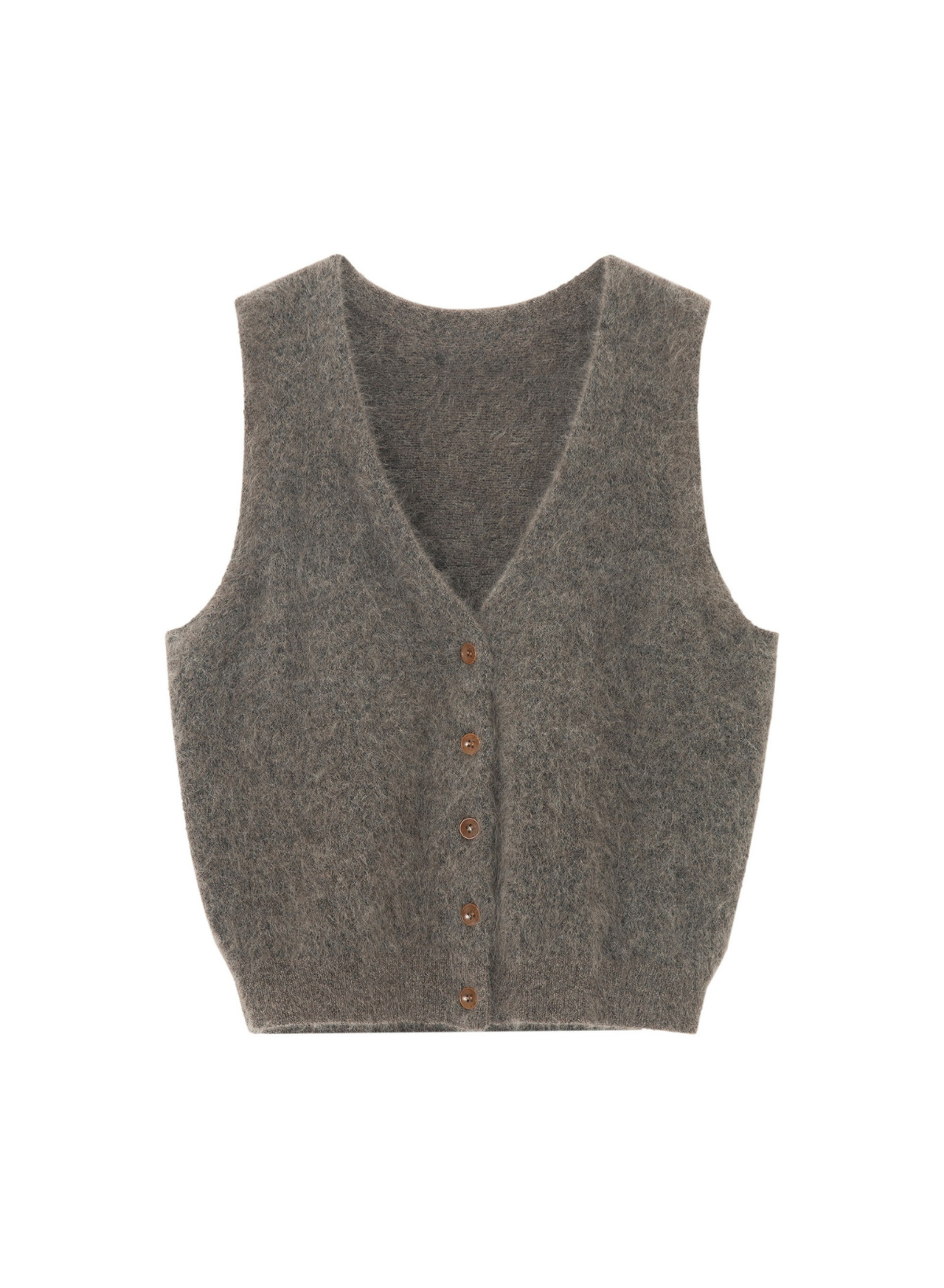 モヘアブレンドニットベスト