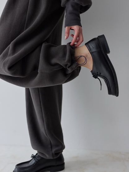 【COMING SOON】リヨセルコットンサイドタックスウェット裏毛パンツ【セットアップ可】