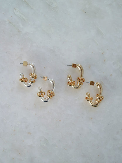 【LAPUIS】Flow coil ピアス