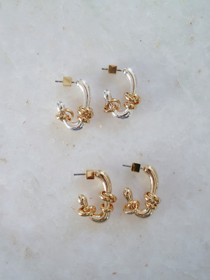 【LAPUIS】Flow coil ピアス