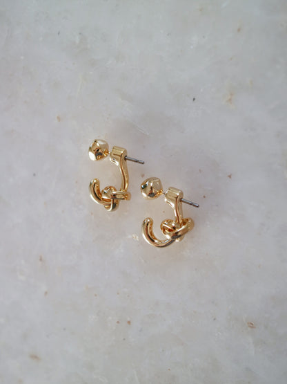 【LAPUIS】Drop Flow Coil ピアス