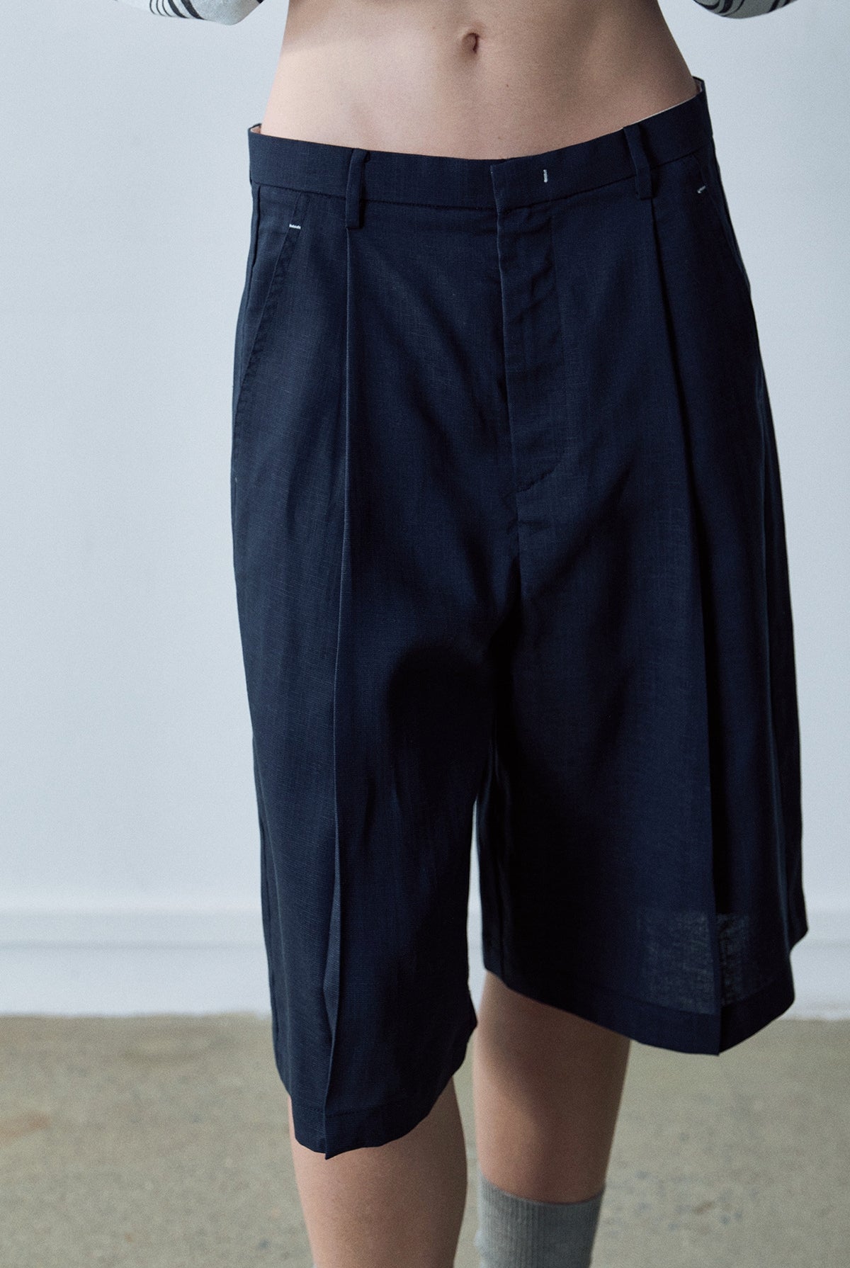 【PRE ORDER】リネンタックハーフパンツ