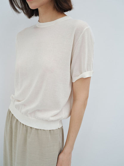 【COMING SOON】シアー半袖Tシャツ