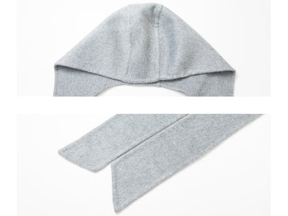 【PRE ORDER】シルクブレンドフードショール付きジップコート