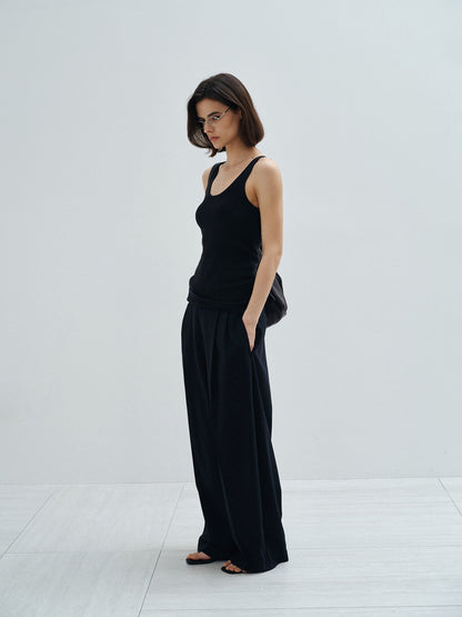 【COMING SOON】2タックワイドスラックスパンツ