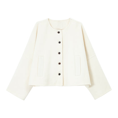 【COMING SOON】ノーカラショートコート