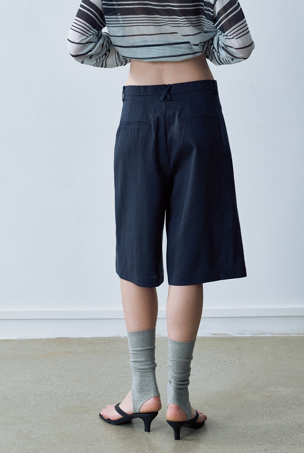 【PRE ORDER】リネンタックハーフパンツ