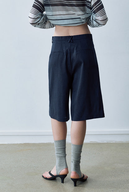 【PRE ORDER】リネンタックハーフパンツ