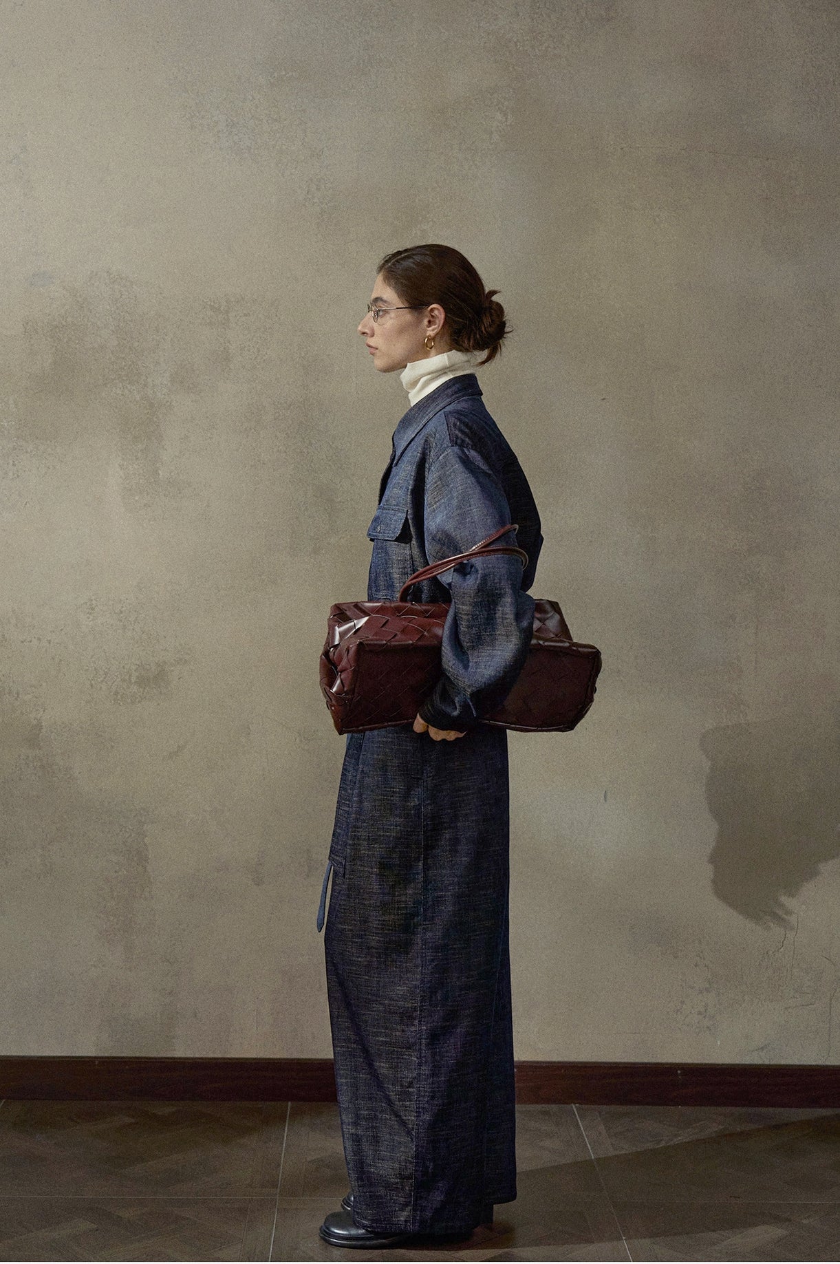 起毛ベルトタックワイドパンツ【セットアップ可】