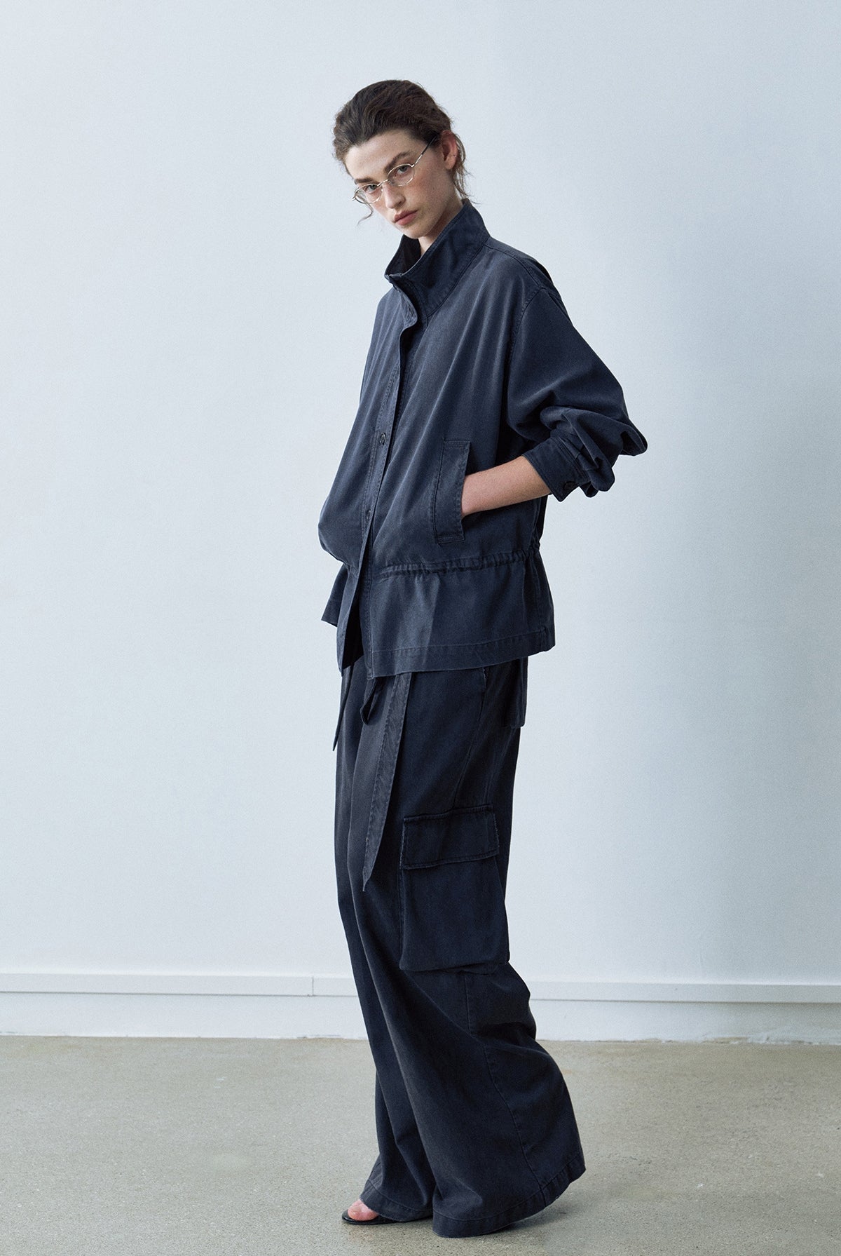 【PRE ORDER】リヨセルベルト付きカーゴパンツ【セットアップ可】