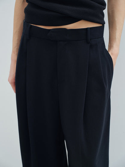 【COMING SOON】2タックワイドスラックスパンツ