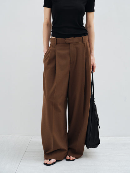 【COMING SOON】2タックワイドスラックスパンツ