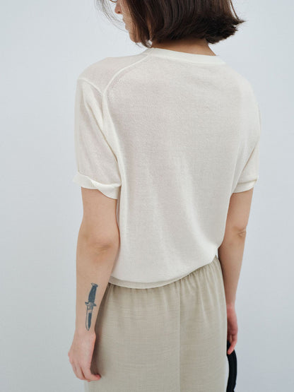 【COMING SOON】シアー半袖Tシャツ