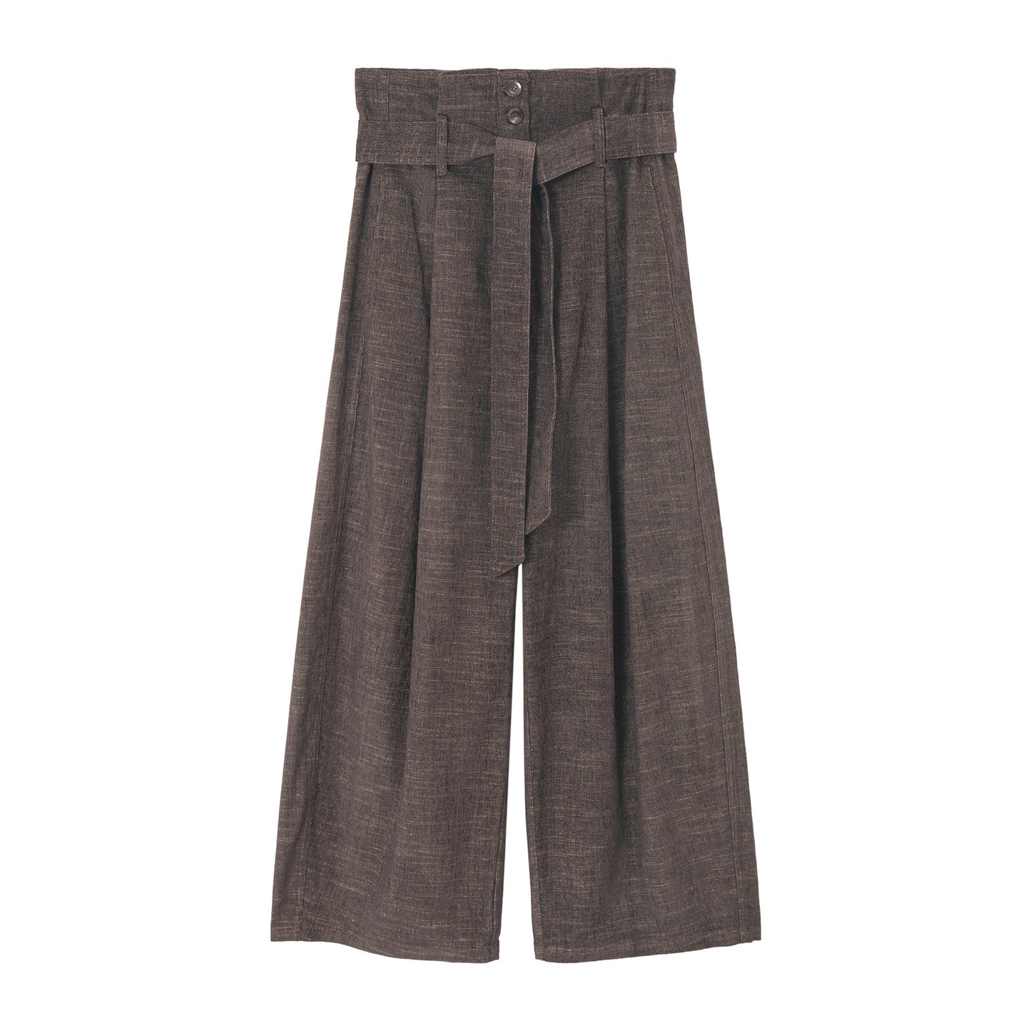 起毛ベルトタックワイドパンツ【セットアップ可】