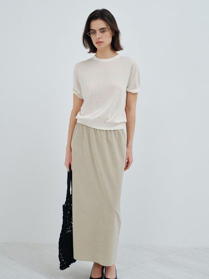 【COMING SOON】シアー半袖Tシャツ