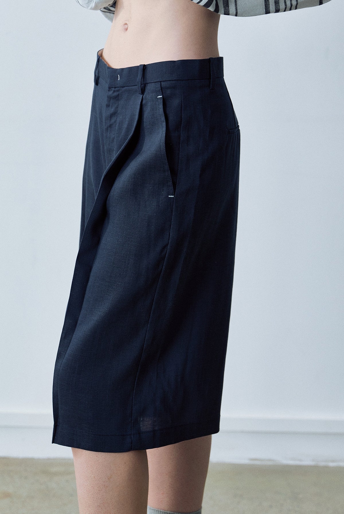 【PRE ORDER】リネンタックハーフパンツ