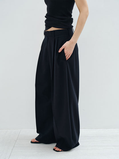 【COMING SOON】2タックワイドスラックスパンツ