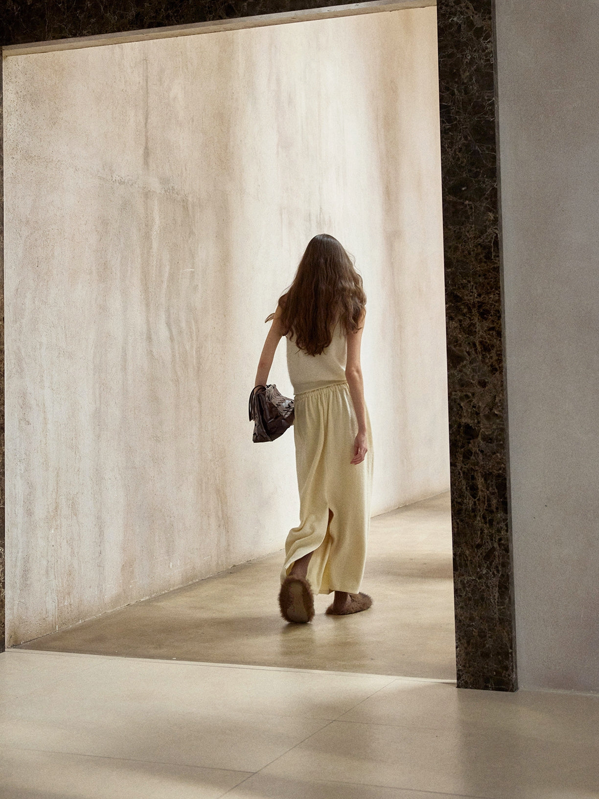 モヘアブレンドニットベスト